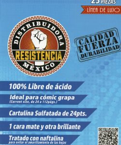 Cartón lujo 25 pzas.